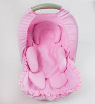 Capa Bebê Conforto C/ Capuz + Redutor De Berço Menino Menina