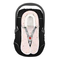 Capa Bebê Conforto Papi com Apoio de Cabeça Tulipa Rosa Capa Bebê Conforto Papi com Apoio de Cabeça Tulipa Rosa