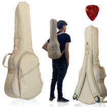 Capa/beg Ukulele Tenor super/luxo bege impermeavel