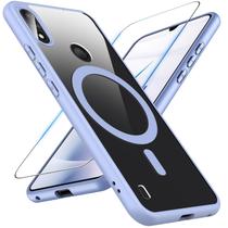 Capa BESINPO para Gabb Phone 4 com Vidro Temperado Azul Claro Capa BESINPO para Gabb Phone 4 com Vidro Temperado Azul Claro