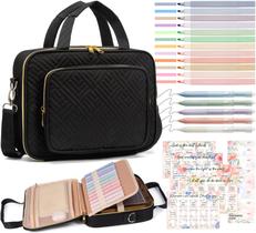 Capa bíblica FLOE para mulheres com alça de ombro e kit bíblico