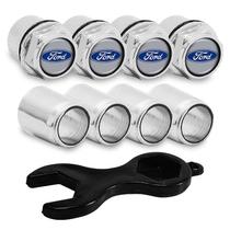 Capa Bico de Válvula Cromado Pneu Ford Capa Bico de Válvula Cromado Pneu Ford