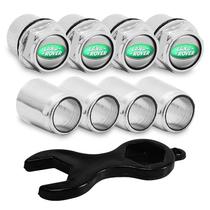 Capa Bico de Válvula Cromado Pneu Land Rover