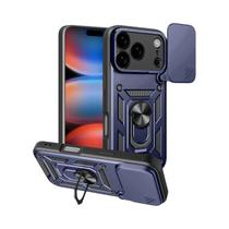 Capa Blindada Para iPhone 17 16 pro Max Com Proteção De Câmera E Anel Magnético