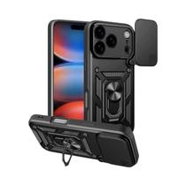 Capa Blindada Para iPhone 17 16 pro Max Com Proteção De Câmera E Anel Magnético