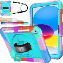 Capa BMOUO para iPad 11ª geração 11" e 10ª geração 10,9" turquesa Capa BMOUO para iPad 11ª geração 11" e 10ª geração 10,9" turquesa