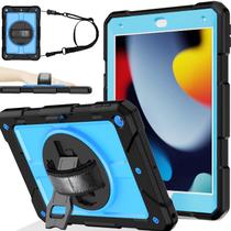 Capa BMOUO para iPad de 9ª, 8ª e 7ª geração, 10,2", azul à prova de choque Capa BMOUO para iPad de 9ª, 8ª e 7ª geração, 10,2", azul à prova de choque