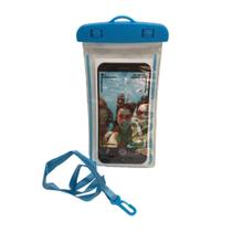 Capa/bolsa A Prova D'água P/ Celular - Universal (azul) Capa/bolsa A Prova D'água P/ Celular - Universal (azul)