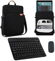 Capa Bolsa Bag Case Teclado Sem Fio com Touchpad Compatível com Xiaomi Redmi Pad SE e Samsung Tab Zíper Reforçado e Bols Capa Bolsa Bag Case Teclado Sem Fio com Touchpad Compatível com Xiaomi Redmi Pad SE e Samsung Tab Zíper Reforçado e Bols