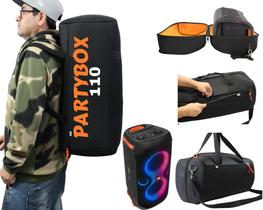 Capa Bolsa Bag Mala Compatìvel Com Partybox 110-100 Aprova D agua 100% Reforçada