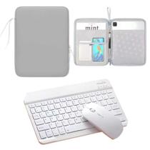 Capa Bolsa Com Teclado E Mouse Para Galaxy Tab S6 Lite