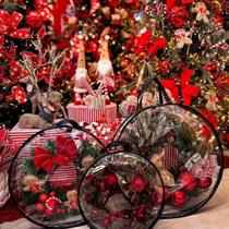 Capa Bolsa Para Guirlanda De Natal Enfeitestamanho M 15X50