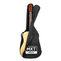 Capa Bolsa Para Violão Preta Com Alça Ombro Mxt 106x41cm Capa Bolsa Para Violão Preta Com Alça Ombro Mxt 106x41cm