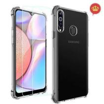 Capa Bordas Reforçadas AntiShock Galaxy A10S + Película de Vidro