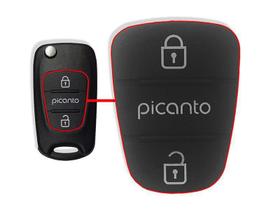 Capa Borracha Hyundai/Kia Picanto 3 Botões Capa Borracha Hyundai/Kia Picanto 3 Botões