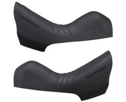 Capa Borracha Original Shimano Sti St Rx810 Par Preto Capa Borracha Original Shimano Sti St Rx810 Par Preto