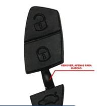 Capa Botão Borracha Chave Canivete Fiat Stilo Punto 2 e 3 Botões, somente botão frontal