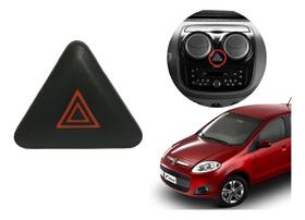 Capa Botão Pisca Alerta Fiat Palio/grand Siena Após 12-cinza
