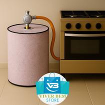 Capa botijao de gas 13 kg protetor impervealvel