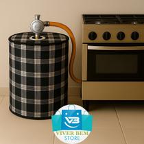 Capa botijao de gas 13 kg protetor impervealvel