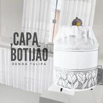 Capa Botijao De Gas 13Kg Cozinha Renda Tulipa - Universal