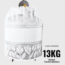 Capa Botijao De Gas 13Kg Cozinha Renda Tulipa - Universal