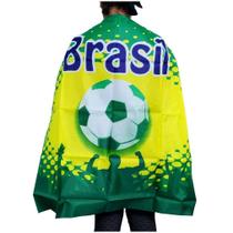 Capa Brasil Torcedor Adulta - 90cm x 150cm Capa Brasil Torcedor Adulta - 90cm x 150cm