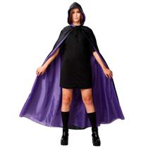 Capa Bruxa Adulto Dupla Face Fantasia de Halloween