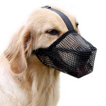 Capa bucal de malha macia Dog Muzzle TANDD, alça ajustável