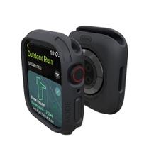 Capa Bumper Elkson compatível com Apple Watch 45 mm preta