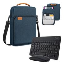 Capa C/ Alça + Teclado Mouse Para Xiaomi Redmi Pad 2 11 2025 Cor Cinza/preto Capa C/ Alça + Teclado Mouse Para Xiaomi Redmi Pad 2 11 2025 Cor Cinza/preto