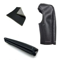 Capa c/Espuma Manopla Câmbio Automático e freio de mão Chevrolet S10 Ltz 2012 à 2024