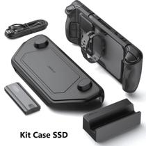 Capa c/ Tampa para Steam Deck Jsaux Kit Case SSD M2 Strap Capa c/ Tampa para Steam Deck Jsaux Kit Case SSD M2 Strap
