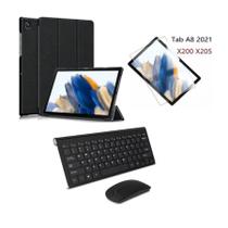 Capa C/ Teclado E Mouse + Película P/ Tablet Galaxy A8 X200 Capa C/ Teclado E Mouse + Película P/ Tablet Galaxy A8 X200