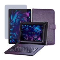 Capa c/ Teclado + Película HD TPU Exclusiva p/ Vision Tab 10