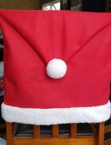 Capa Cadeira Gorro Papai Noel - Fofurart