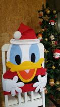 Capa Cadeira Natal Luxo Pato Donald Disney
