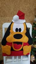 Capa Cadeira Natal Luxo Pluto Disney