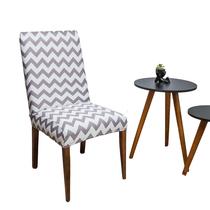 Capa Cadeira Tecido Importado Mais Resistente Chevrom