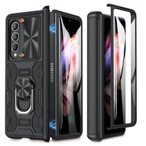 Capa Caka para Samsung Galaxy Z Fold 3 com Capa de Câmera Deslizante