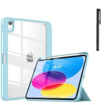 Capa + caneta para iPad 10 10,9 A2757 A2777 - fundo acrilico