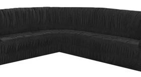 Capa Canto Sem Braço Varias Cores Em L 6 Ou 7 Lugares