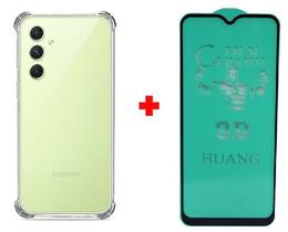 Capa Capinha Air Bag Para Galaxy A24 Case+ Pelicula Ceramica