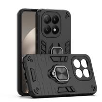Capa Capinha Anel Armor Anti Impacto Para Xiaomi 15T Cor:Preto Capa Capinha Anel Armor Anti Impacto Para Xiaomi 15T Cor:Preto