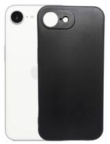 Capa Capinha Anti Impacto Aveludada Preta Para Iphone 16e