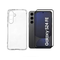 Capa Capinha Anti Impacto Choque + Pelicula Vidro 3d Para Samsung Galaxy S24 FE