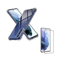 Capa Capinha Anti Impacto e Película 3D Para Galaxy S21 FE