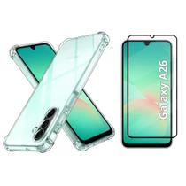 Capa Capinha Anti Impacto e Película 9D Para Samsung Galaxy A16 A26 A36 A56 S24 FE