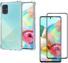 Capa Capinha Anti Impacto e Película de Cerâmica 9D Compatível Com Samsung Galaxy A71