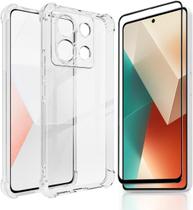 Capa Capinha Anti Impacto e Película De Vidro 3D 9D Para Xiaomi Redmi Note 13 4G